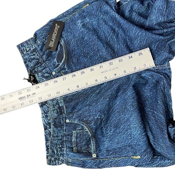 BLANKNYC‎ Womens S Blue Dark Wash High Rise Easy Come Easy Go Tapered Leg Jogger - Picture 7 of 13